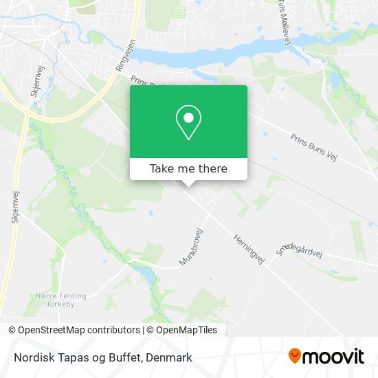 Nordisk Tapas og Buffet map
