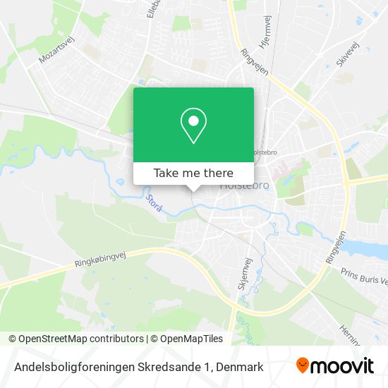 Andelsboligforeningen Skredsande 1 map