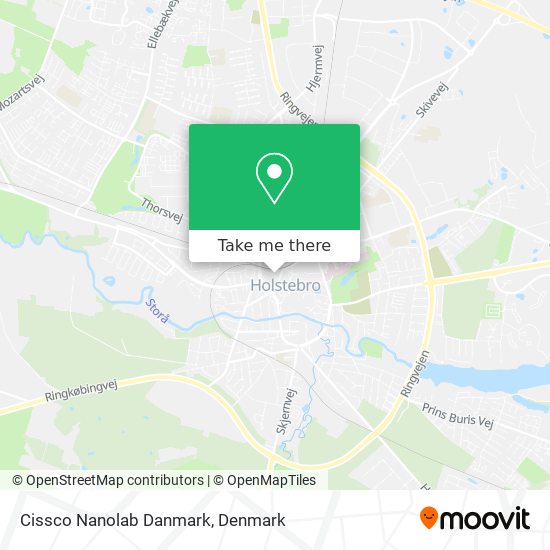 Cissco Nanolab Danmark map