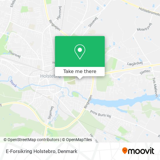 E-Forsikring Holstebro map