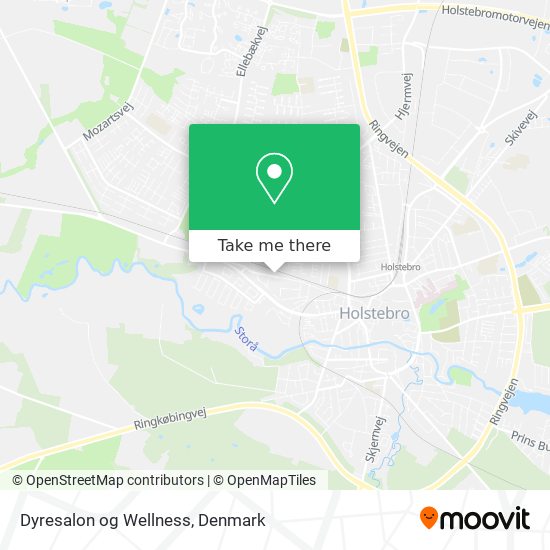 Dyresalon og Wellness map