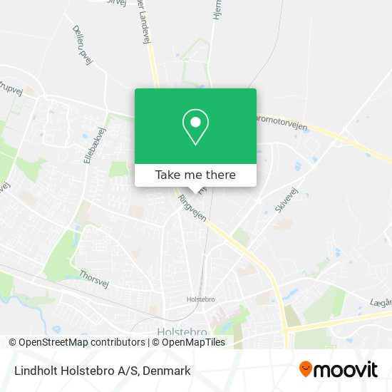 Lindholt Holstebro A/S map