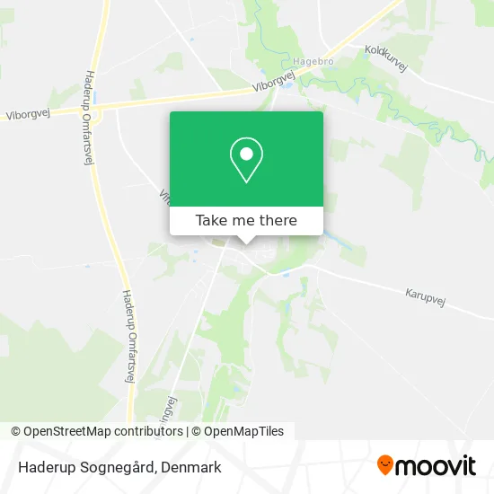 Haderup Sognegård map