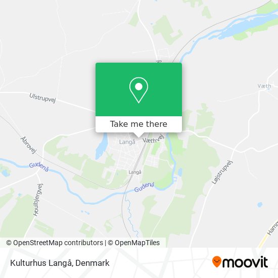 Kulturhus Langå map