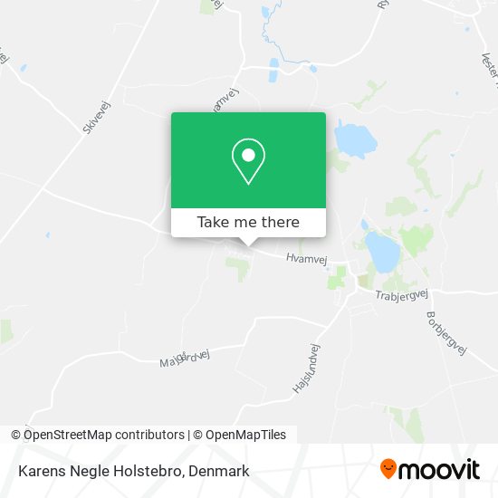 Karens Negle Holstebro map