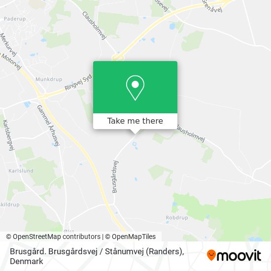 Brusgård. Brusgårdsvej / Stånumvej (Randers) map