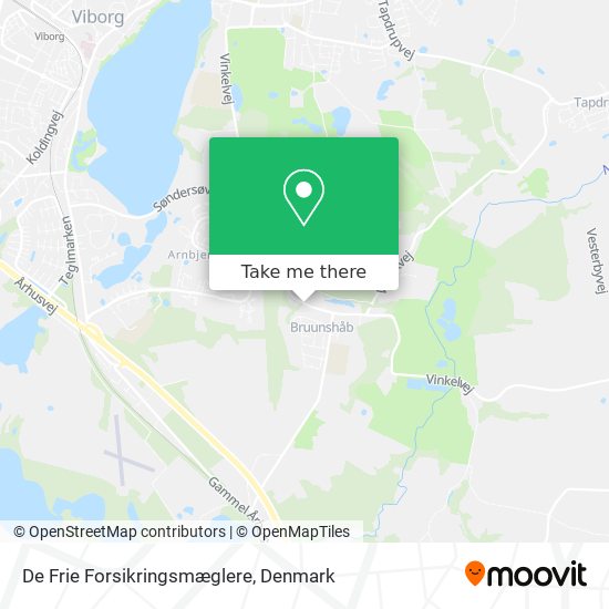 De Frie Forsikringsmæglere map