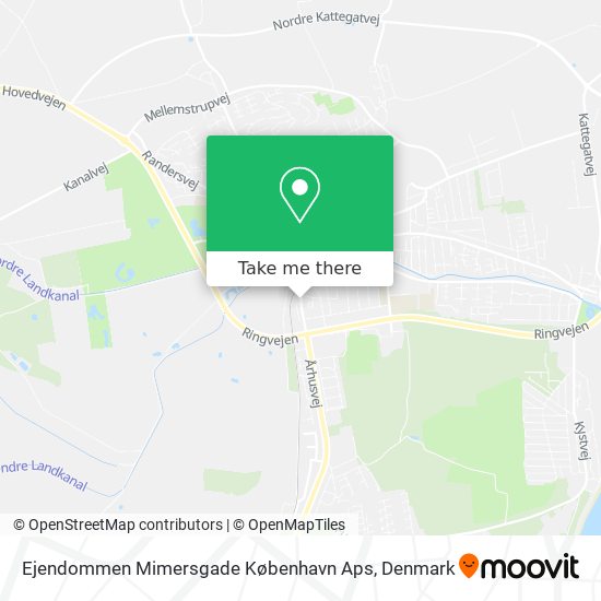 Ejendommen Mimersgade København Aps map