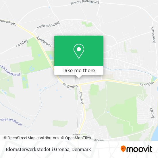 Blomsterværkstedet i Grenaa map