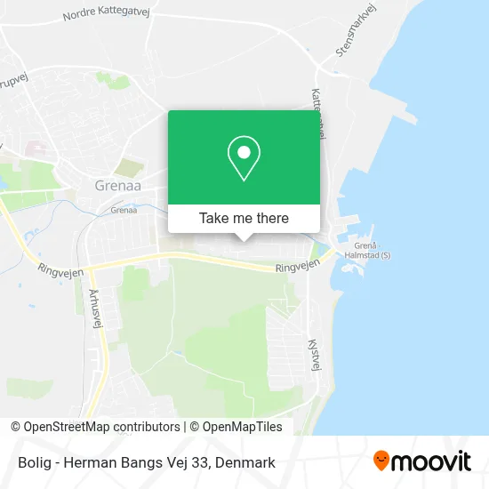 Bolig - Herman Bangs Vej 33 map