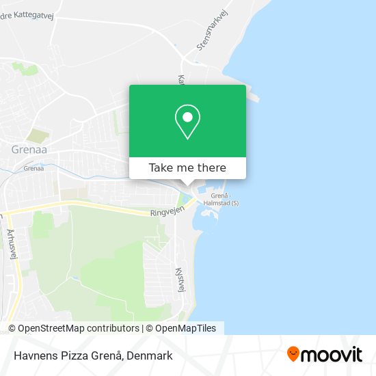 Havnens Pizza Grenå map