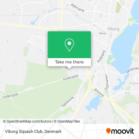 Viborg Squash Club map