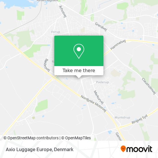 Axio Luggage Europe map