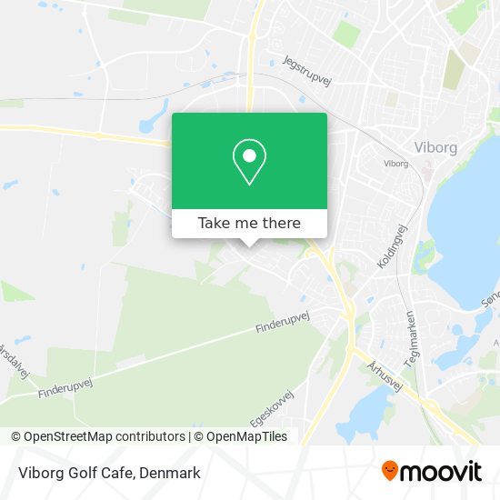 Viborg Golf Cafe map