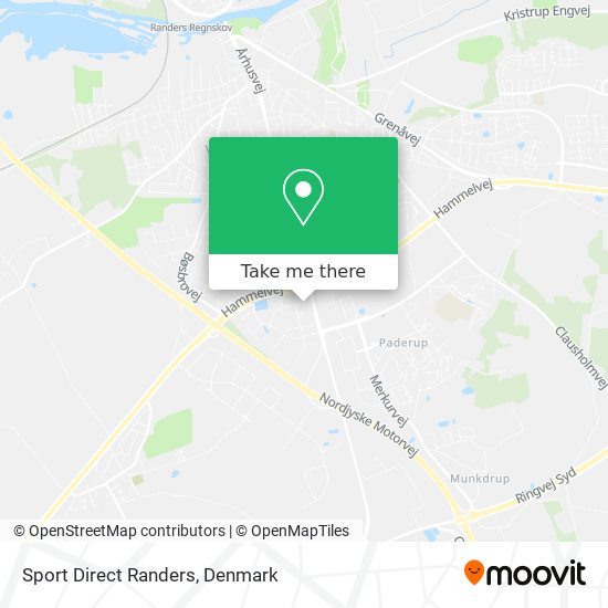 Sport Direct Randers map