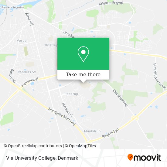 Via University College map