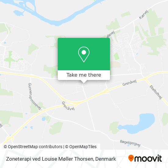 Zoneterapi ved Louise Møller Thorsen map