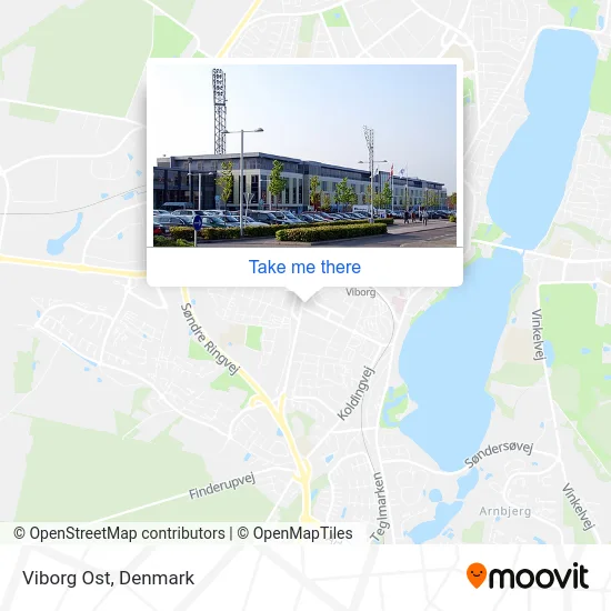 Viborg Ost map