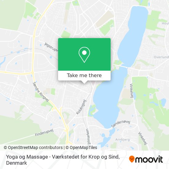 Yoga og Massage - Værkstedet for Krop og Sind map