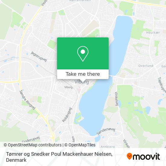 Tømrer og Snedker Poul Mackenhauer Nielsen map