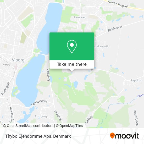 Thybo Ejendomme Aps map
