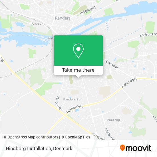 Hindborg Installation map