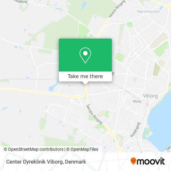 Center Dyreklinik Viborg map