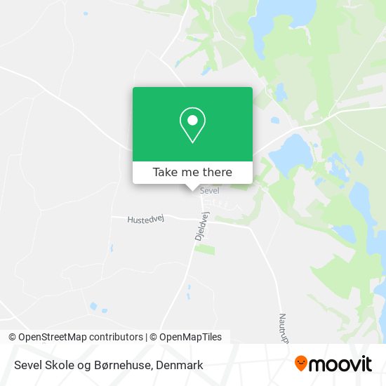 Sevel Skole og Børnehuse map