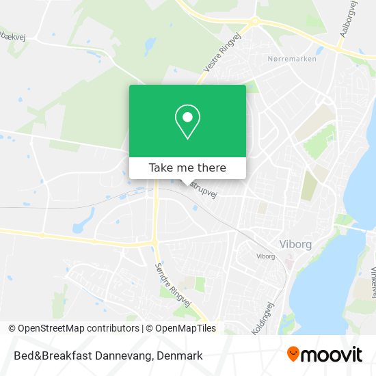 Bed&Breakfast Dannevang map