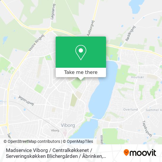 Madservice Viborg / Centralkøkkenet / Serveringskøkken Blichergården / Åbrinken map