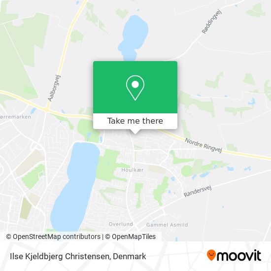 Ilse Kjeldbjerg Christensen map