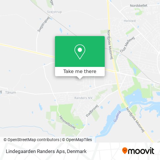 Lindegaarden Randers Aps map