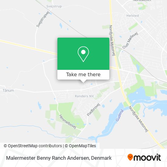 Malermester Benny Ranch Andersen map