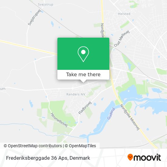 Frederiksberggade 36 Aps map