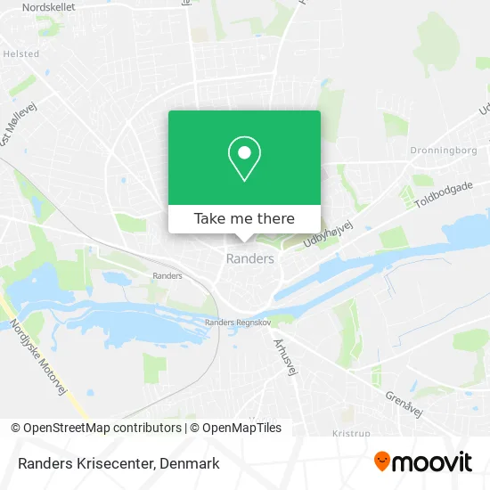 Randers Krisecenter map
