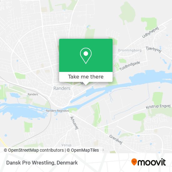 Dansk Pro Wrestling map