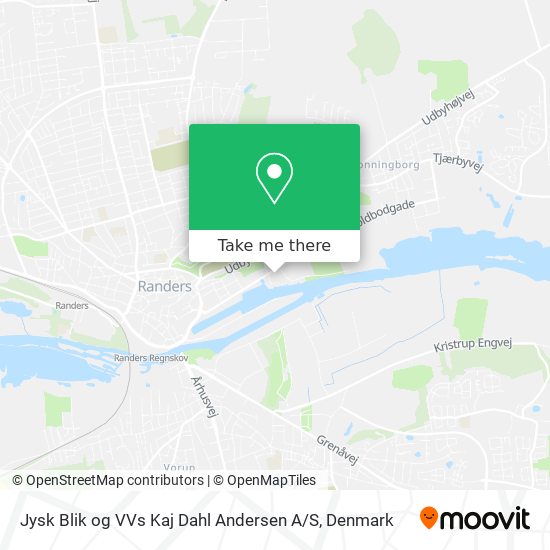 Jysk Blik og VVs Kaj Dahl Andersen A / S map