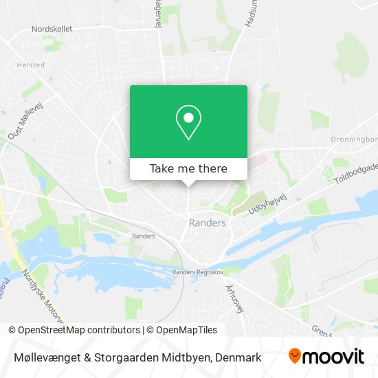 Møllevænget & Storgaarden Midtbyen map