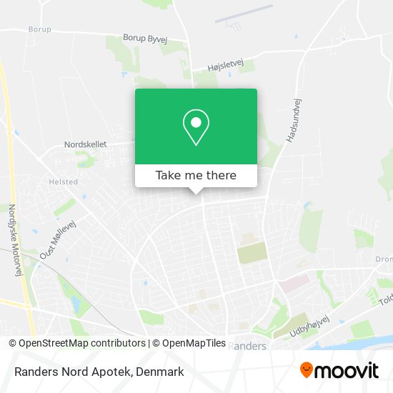 Randers Nord Apotek map