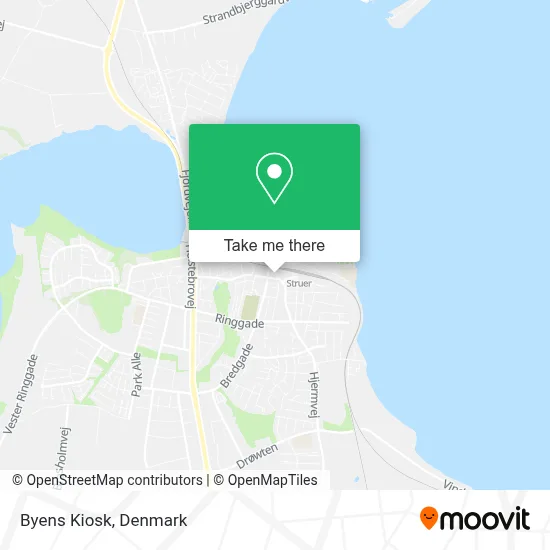 Byens Kiosk map