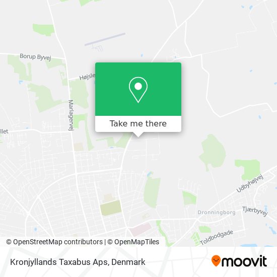 Kronjyllands Taxabus Aps map