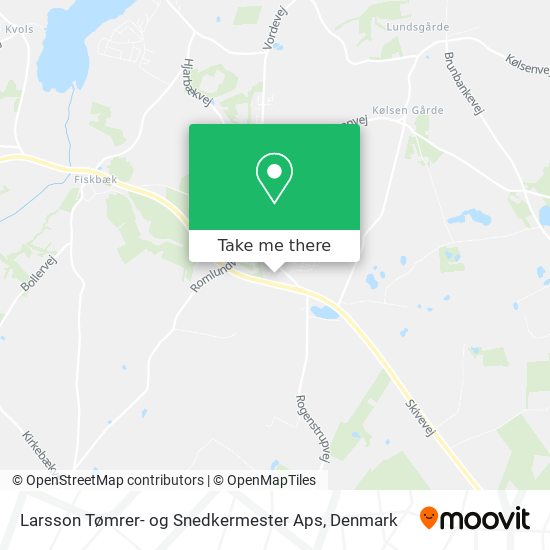 Larsson Tømrer- og Snedkermester Aps map