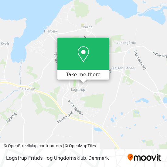 Løgstrup Fritids - og Ungdomsklub map