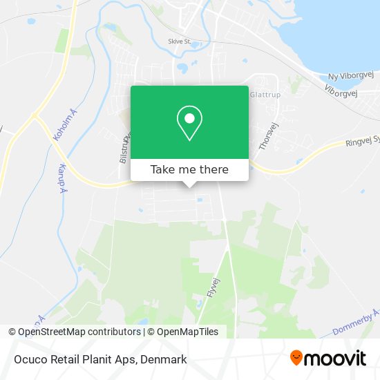 Ocuco Retail Planit Aps map