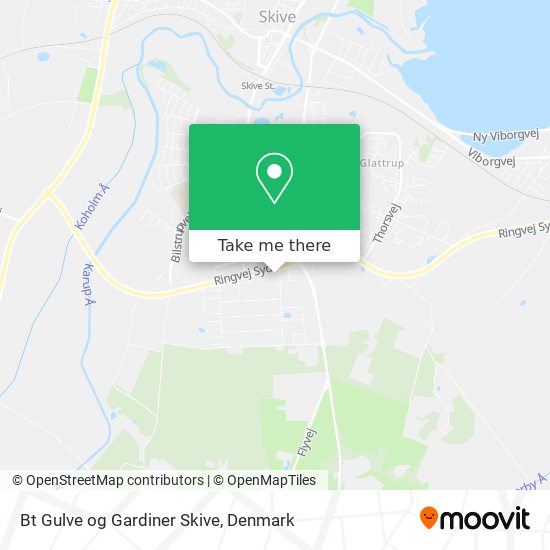 Bt Gulve og Gardiner Skive map