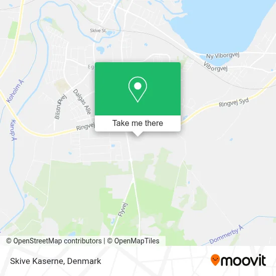 Skive Kaserne map