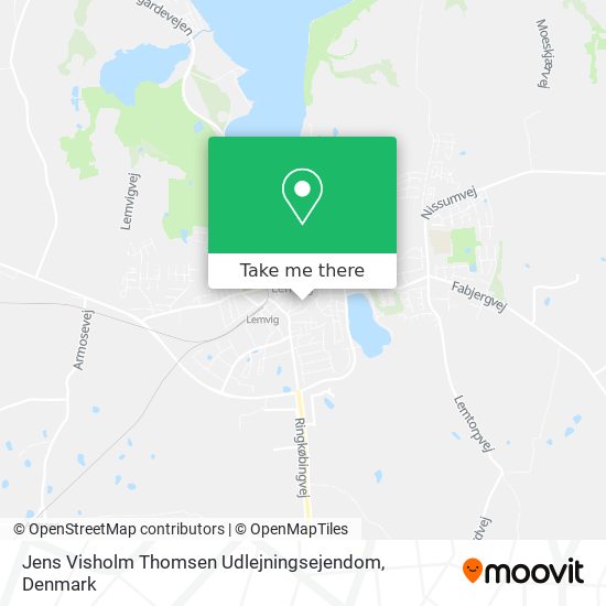 Jens Visholm Thomsen Udlejningsejendom map