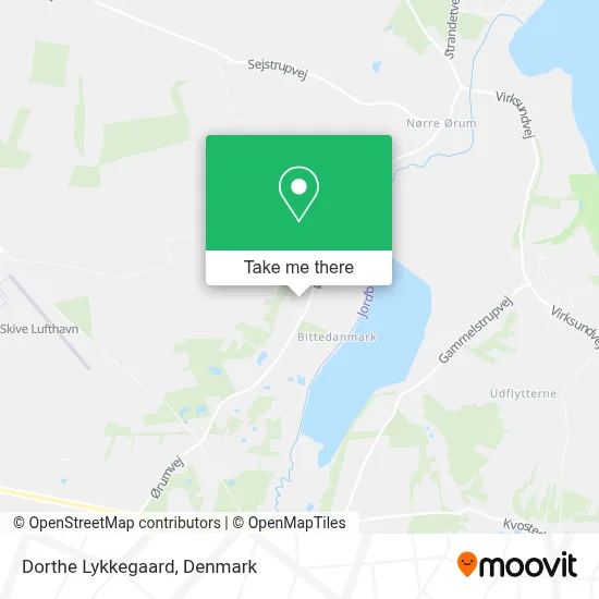 Dorthe Lykkegaard map