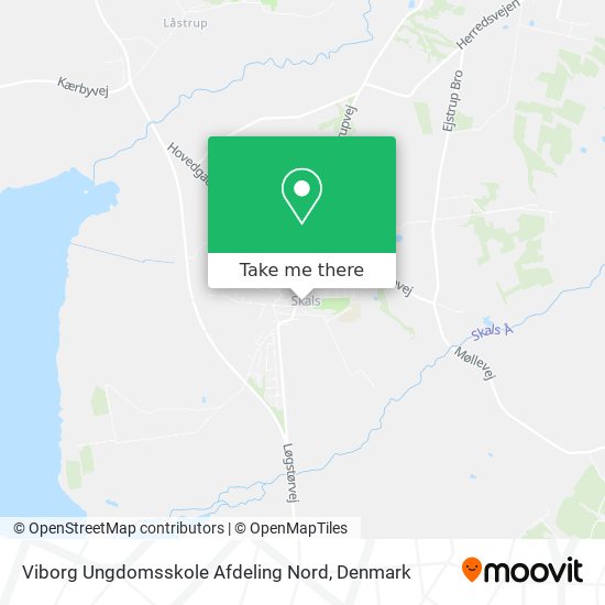 Viborg Ungdomsskole Afdeling Nord map
