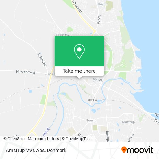 Amstrup VVs Aps map